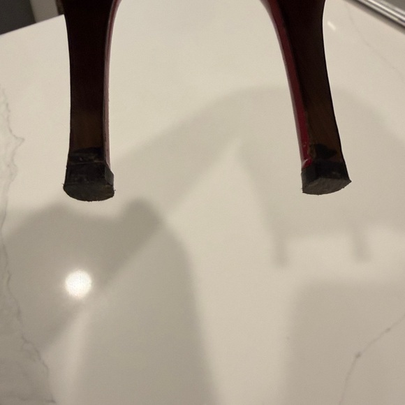 Stuart Weitzman Red Patent Leather Pumps - Picture 13 of 14